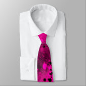Spuitverf Spat Effect Necktie Stropdas (Gebonden)