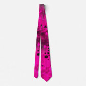 Spuitverf Spat Effect Necktie Stropdas (Achterkant)