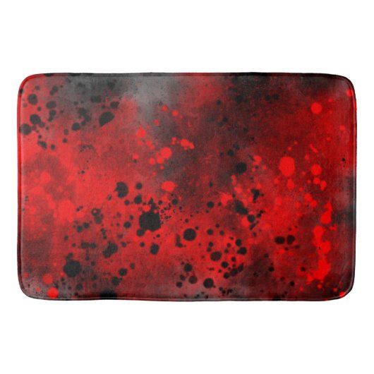 Spuitverf Splatter Effect Bath Mat (Voorkant)