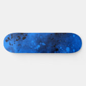 Spuitverf Splatter Effect Blue Skateboard (Horizontaal)