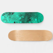 Spuitverf Splatter Effect Green Skateboard (Horizontaal)