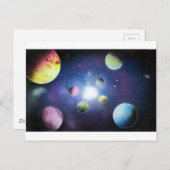 Spuitverf Verf Kunstruimte verfijnen Briefkaart (Voorkant / Achterkant)