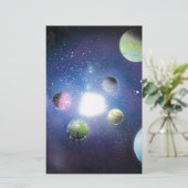 Spuitverf Verf Kunstruimte verfijnen Briefpapier (Staand voorkant)