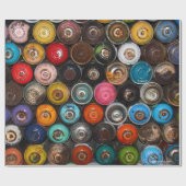 Spuitverfblikjes, graffiti-kunst cadeaupapier (Vlak)