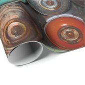 Spuitverfblikjes, graffiti-kunst cadeaupapier (Rol Hoek)