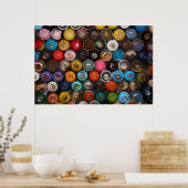 Spuitverfblikjes, graffiti poster (Keuken)