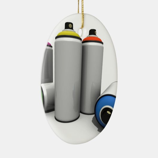 Spuitverfblikjes Keramisch Ornament (Rechts)