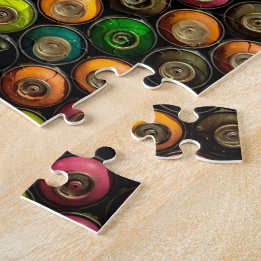 Spuitverfblikjes Legpuzzel (Zijkant)