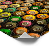 Spuitverfblikjes Poster (Hoek)