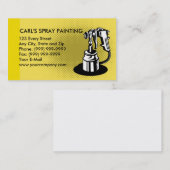 spuitverfpistool visitekaartje (Voorkant / Achterkant)