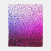 SpuitViolet Mosaic Fleece Blanket (Voorkant)