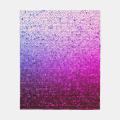 SpuitViolet Mosaic Fleece Blanket Deken (Voorkant)