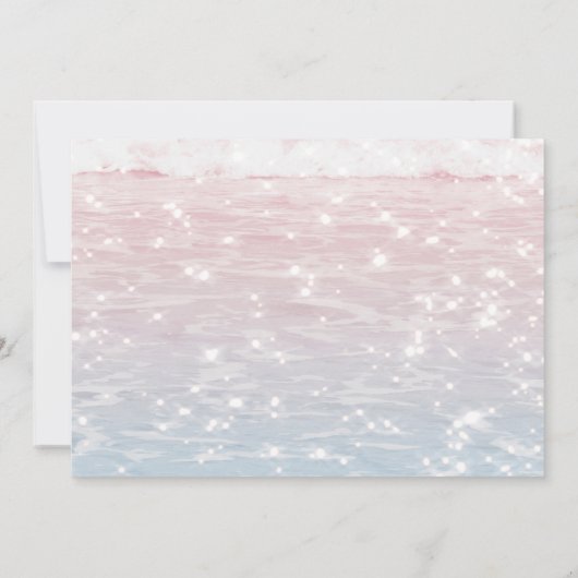 Spuitwater Roze uitnodiging voor het huwelijk (Achterkant)