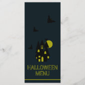 Spukhuis, Halloween-menu Menu (Voorkant)