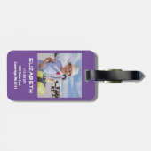 Spullen die mijn moeder me vertelde om niet te ver bagagelabel (Achterkant horizontaal)