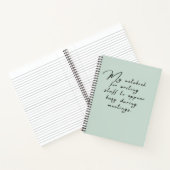 Spullen om bezig te lijken tijdens vergaderingen G Notitieboek (Binnen)