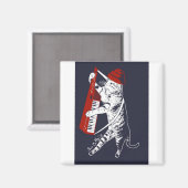 spullen op mijn kat - keytar magneet (Voorkant / Achterkant)