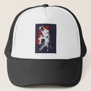spullen op mijn kat - keytar trucker pet