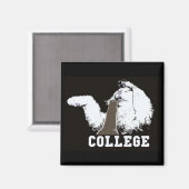 Spullen op mijn kat - magneet (Voorkant / Achterkant)