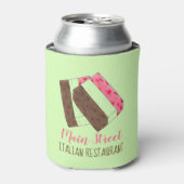 Spumoni Gelato Ice Cream Italy Restaurant Food Blikjeskoeler (Blikje Voorkant)