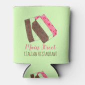 Spumoni Gelato Ice Cream Italy Restaurant Food Blikjeskoeler (Voorkant)