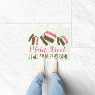 Spumoni Gelato Ice Cream Italy Restaurant Food Deurmat