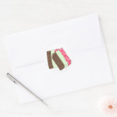 Spumoni Italiaans Gelato Ice Cream Dessert Spumone Ronde Sticker (Envelop)