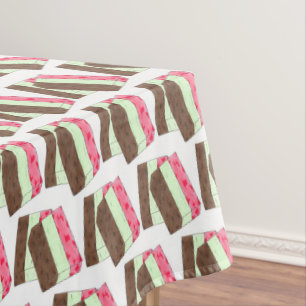 Spumoni Italiaans Gelato Ice Cream Dessert Spumone Tafelkleed