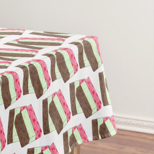 Spumoni Italiaans Gelato Ice Cream Dessert Spumone Tafelkleed (Voorbeeld)