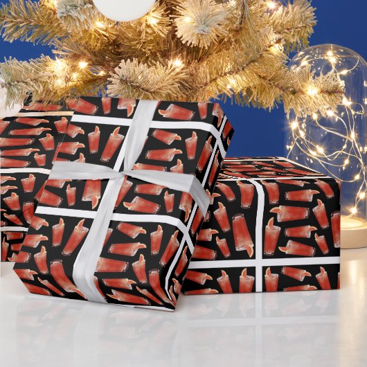 Spumoni patroon cadeaupapier (Feestdagen)