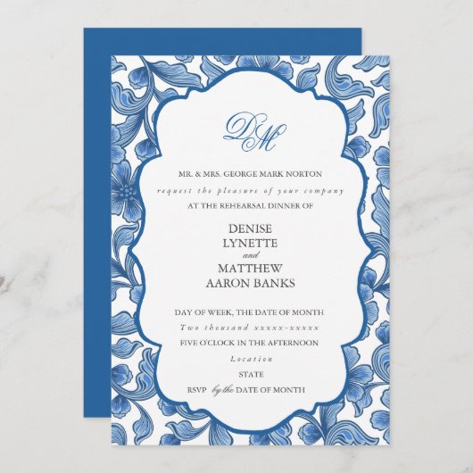 Spun Sugar & Skydiver Blue Inv Kaart (Voorkant / Achterkant)