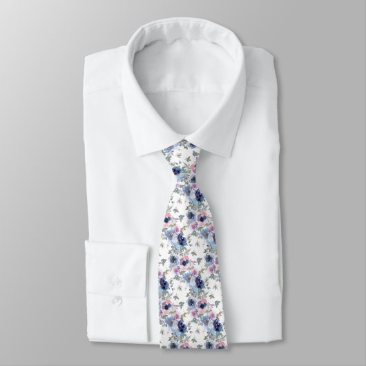 Spun Sugar & Skydiver Blue Wedding Keepomwille Nec Stropdas (Gebonden)