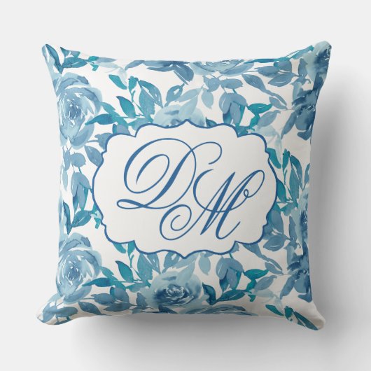 Spun Sugar & Skydiver Blue Wedding Keepomwille Thr Kussen (Voorkant)