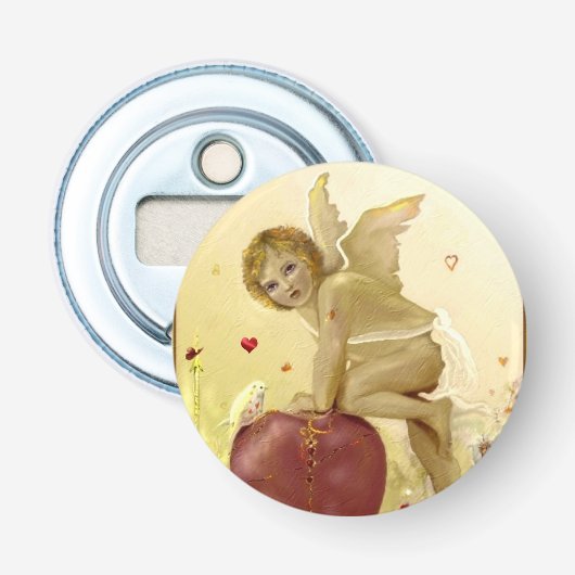 Spunky Cupid Button Flesopener (Voorkant)