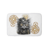 Spunky Paws De Funky Steampunk Kat Badmat (Voorkant)
