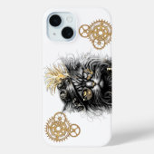 Spunky Paws De Funky Steampunk Kat Case-Mate iPhone Case (Achterkant)