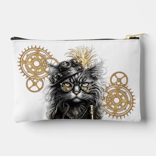 Spunky Paws De Funky Steampunk Kat Etui (Achterkant)
