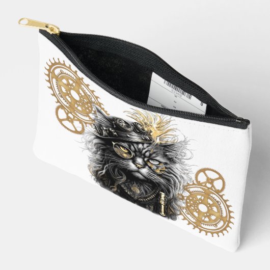 Spunky Paws De Funky Steampunk Kat  Etui (Open)