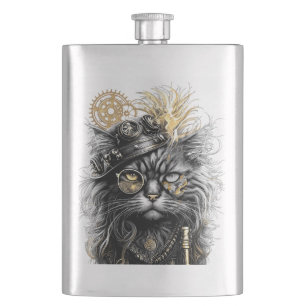 Spunky Paws De Funky Steampunk Kat  Flacon