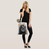 Spunky Paws De Funky Steampunk Kat Tote Bag (Op model)