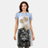 Spunky Paws The Funky Steampunk Cat  Schort (Gedragen)
