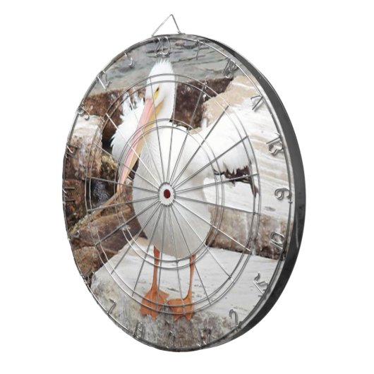 Spunky Pelican Dartboard Dartbord (Voorkant Rechts)