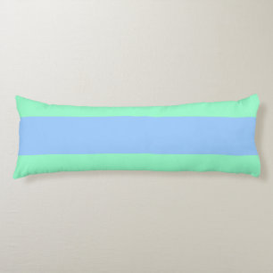 Spunky Perriwinkle en Green Stripes voor FUN!!! Lichaamskussen