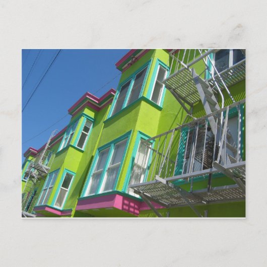 Spunky San Francisco Briefkaart (Voorkant)