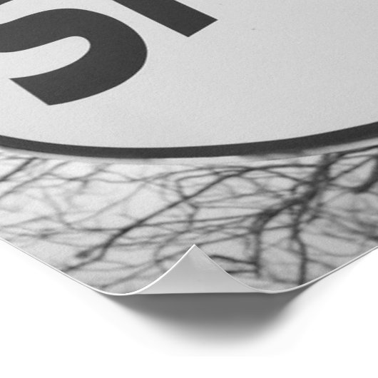 Spur-gasstation Poster (Hoek)