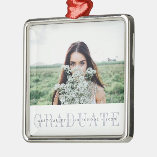 Spure Stripe | Foto Afstuderen Metalen Ornament (Links)