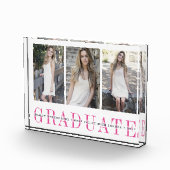 Spure Stripe Three-Photo Afstuderen Keepomwille Fotoblokken (Rechts)