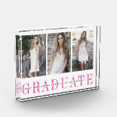 Spure Stripe Three-Photo Afstuderen Keepomwille Fotoblokken (Links)