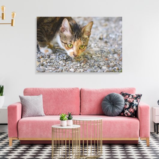 Spurensuche Canvas Afdruk (Insitu (Woonkamer))