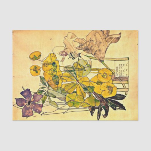 Spurge met Yham door Charles Mackintosh Tissuepapier (Voorkant)